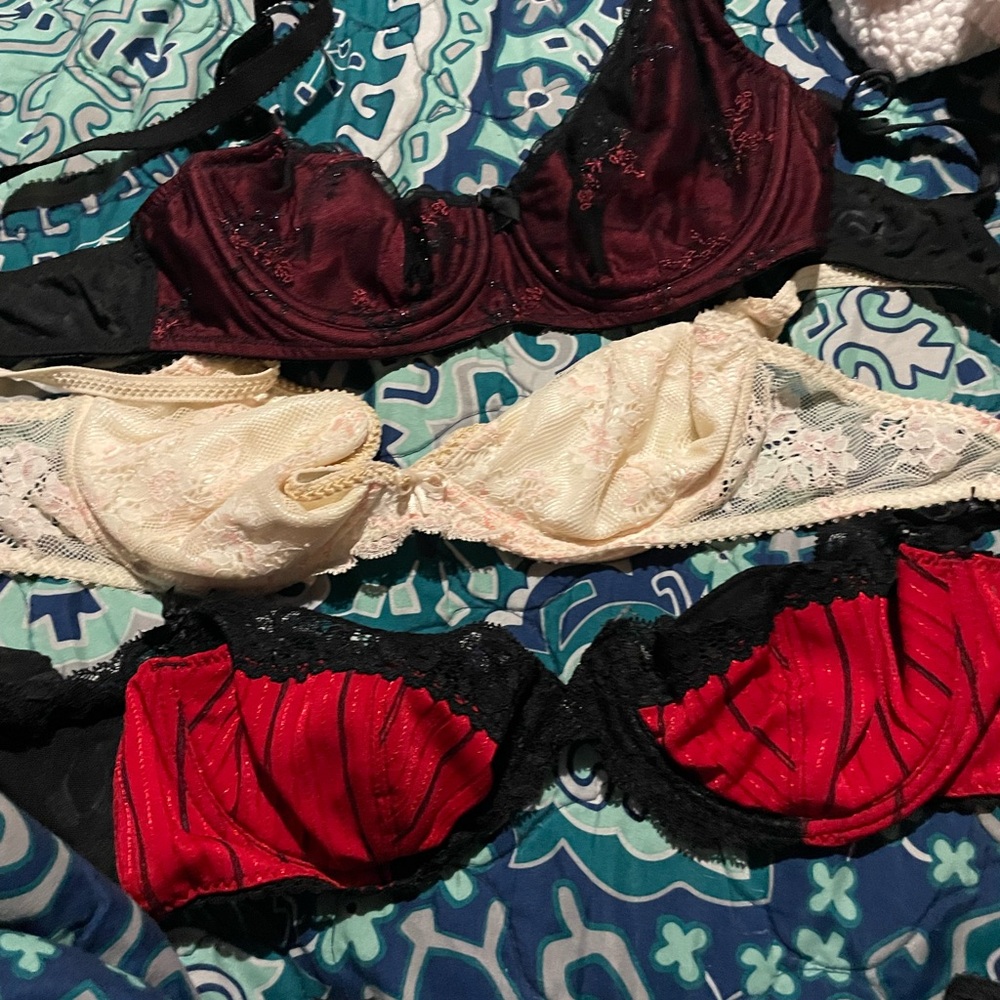 Three Victoria Secret Bras Size 34 D